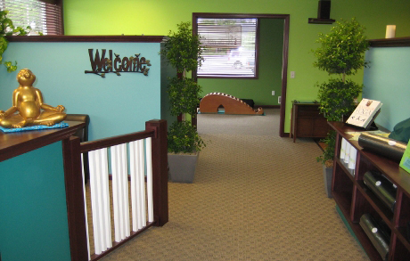 yoga studio entrance
