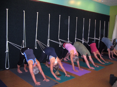 yoga rope wall classroom